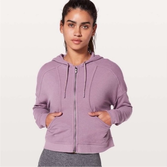 Lululemon Cropped Next Move Hooded Jacket sz 4 - Picture 1 of 10